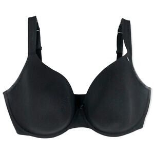 Cacique 40F Bra Black Full Coverage Underwire Plus Size Lane Bryant 140‎